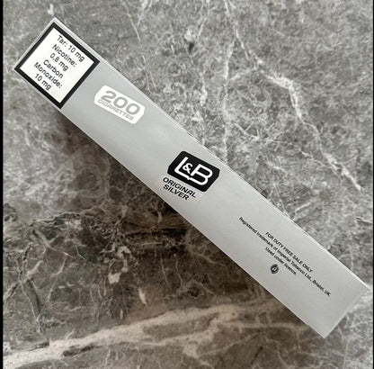 L&B Original Sliver King Size Ciggaretts